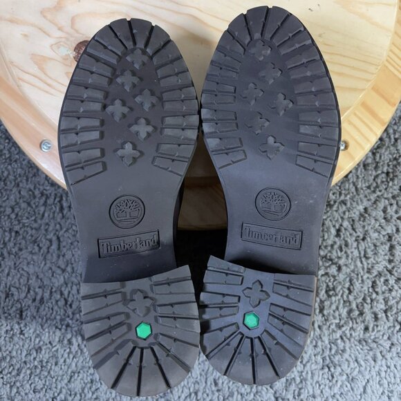 Timberland Sienna High Chelsea Boot Women Size 8 Leather Brown Block Heel Bootie - Picture 9 of 9